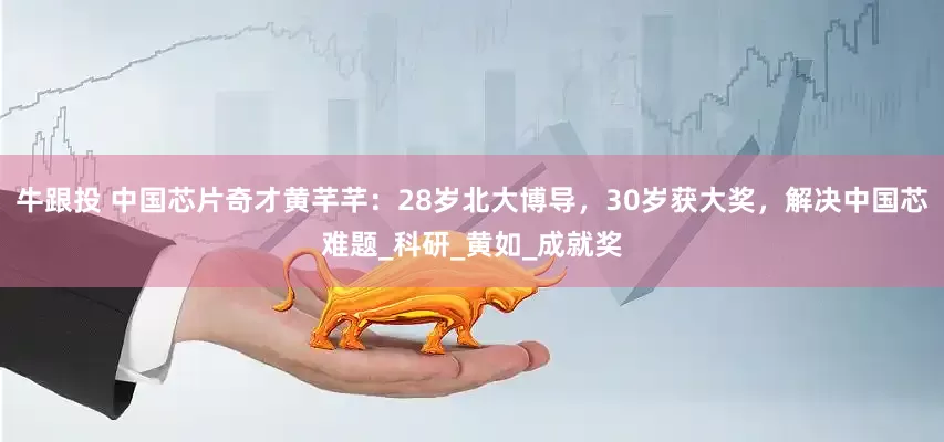 牛跟投 中国芯片奇才黄芊芊：28岁北大博导，30岁获大奖，解决中国芯难题_科研_黄如_成就奖